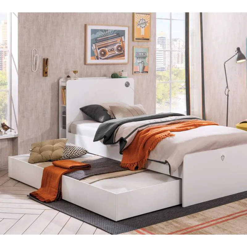 WHITE FIOKA ZA KREVET (90x190 cm)